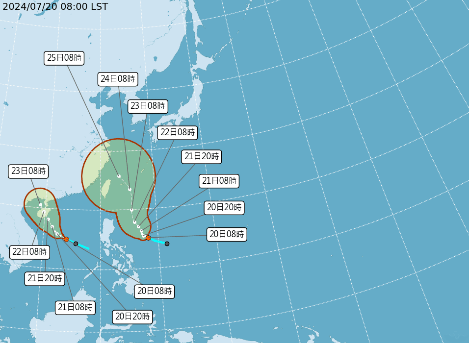 td05恐成中度颱風　23日起天文大潮增淹水風險