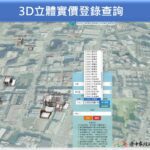 中市地政局建置3d實價登錄　年底提供1萬戶立體查詢服務