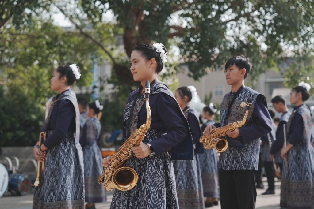 泰國南邦易三倉管樂團驚喜快閃　嘉義「開嘉市集」嗨翻天