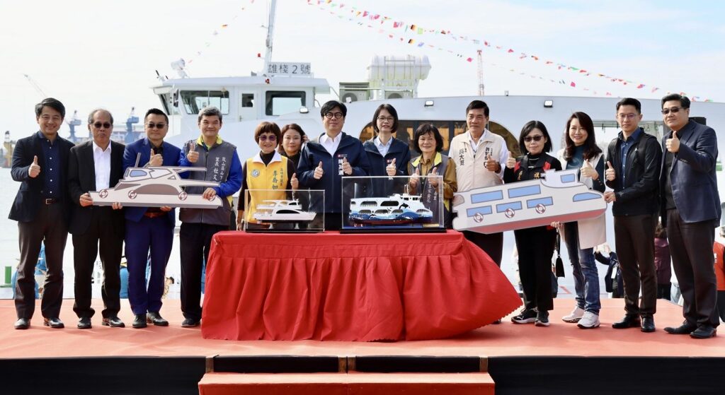 力推旗鼓電力驅動新渡輪　陳其邁邀民眾一同享受100分的旗艦旅程