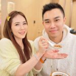 吳申梅第三年香港過年-年夜飯披薩配燭光香檳