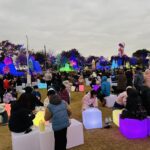 坐著看「女媧」！　中台灣元宵燈會主燈區設發光座椅超貼心