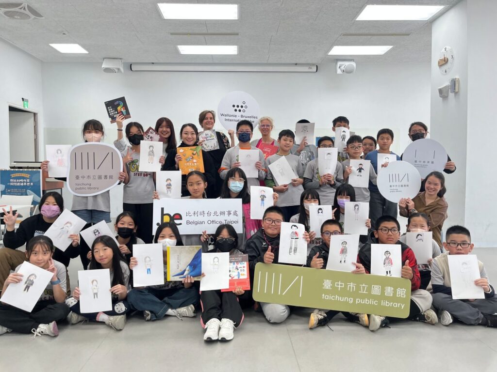 比利時繪本作家來台中! 默德·侯桀用紙芝居劇場帶學童走進奇幻故事