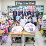 開學首日市長陳其邁視察校園防疫整備情形 呼籲落實個人防護措施-勤洗手、戴口罩降低傳染風險