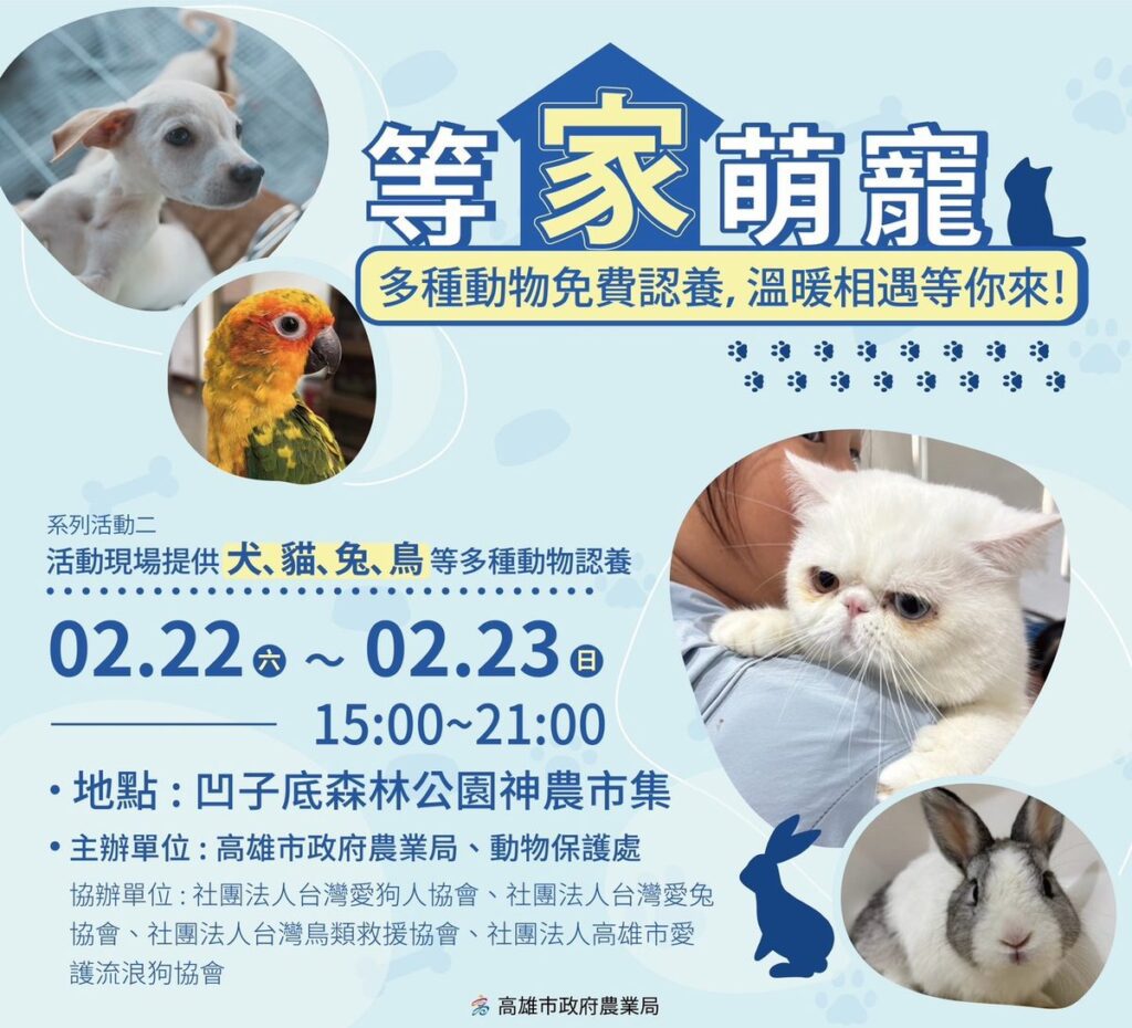 神農市集「蛇麼都有-蛇麼攏賀」 精選農產、創意私廚與吸睛萌寵齊聚高雄凹子底公園