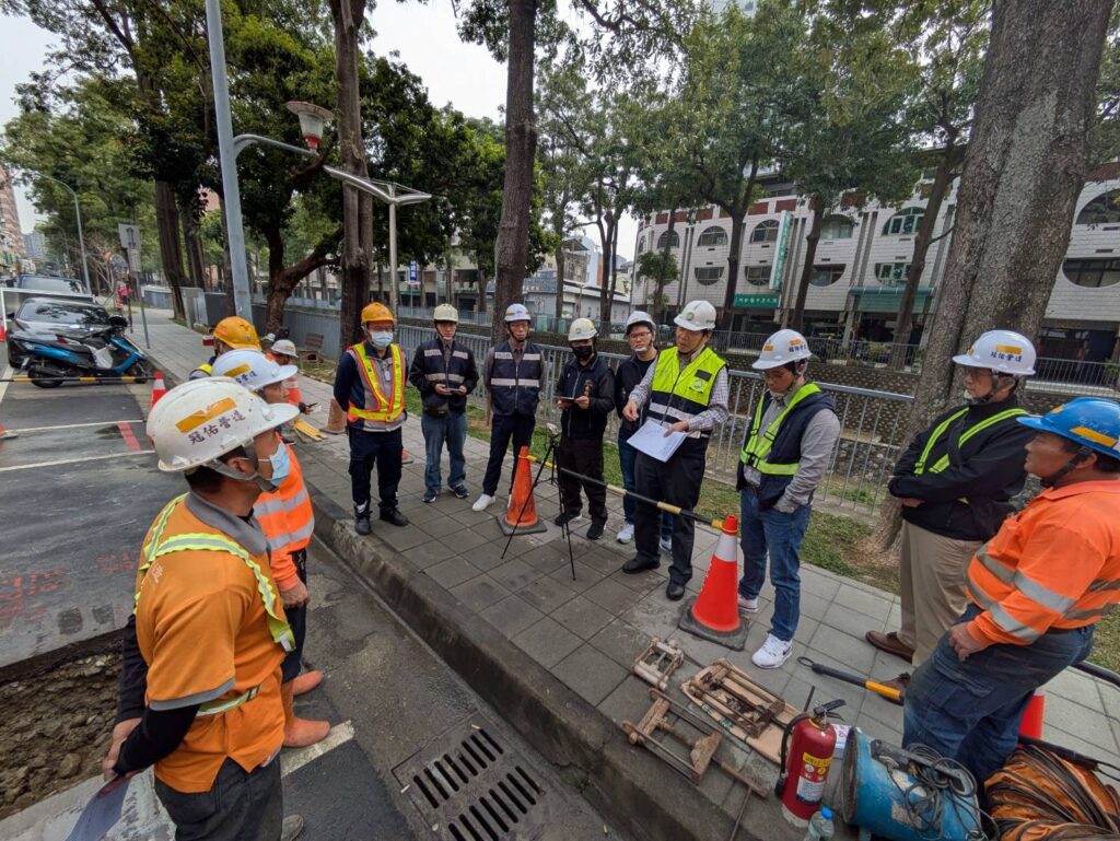 中市水利局會同天然氣公司啟動稽查 強化職安、減少管挖意外