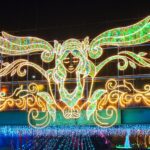 新莊中港光雕展　5米高光之女神亮相　打造神幻秘境