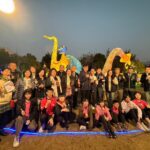 「蛇畫故事」燈區創意受肯定　中市教育局邀市政顧問賞燈共好