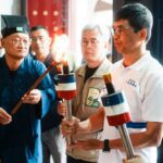 第60屆六堆運動會引燃聖火　在地民眾用單車陪同遶境客庄　