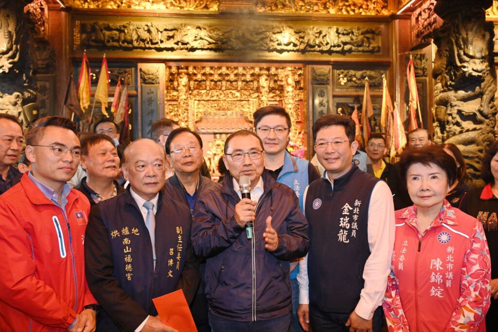 福德正神聖誕千秋暖壽參拜 -侯友宜祈求市政順利、社會祥和