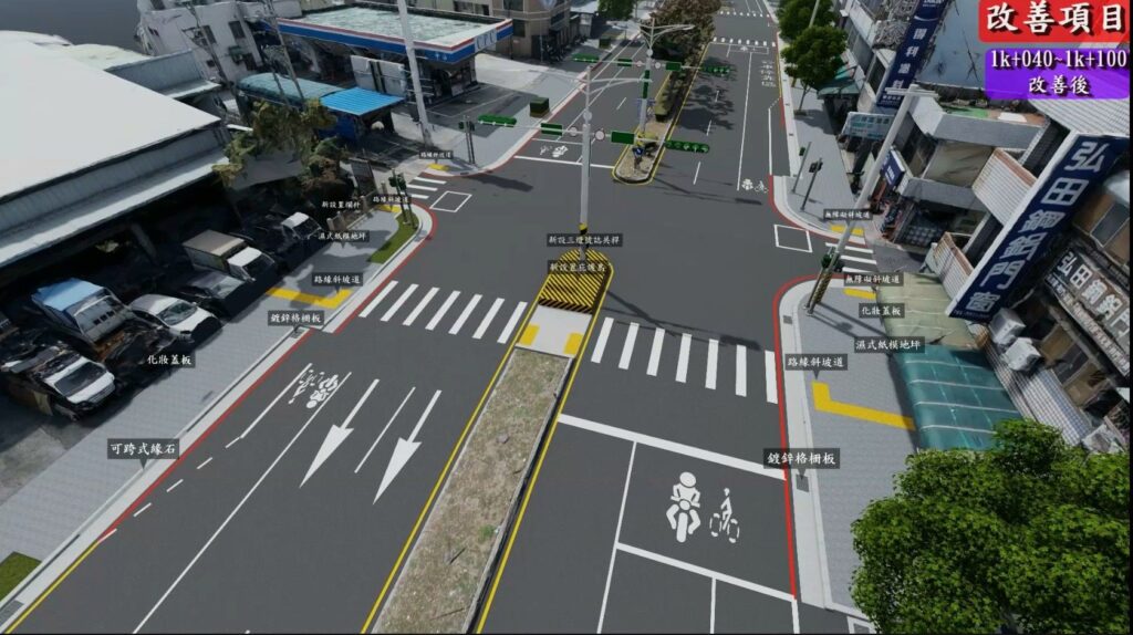 完整串聯台中潭子大雅人本交通! 建設局斥資近1億改善雅潭路人行環境