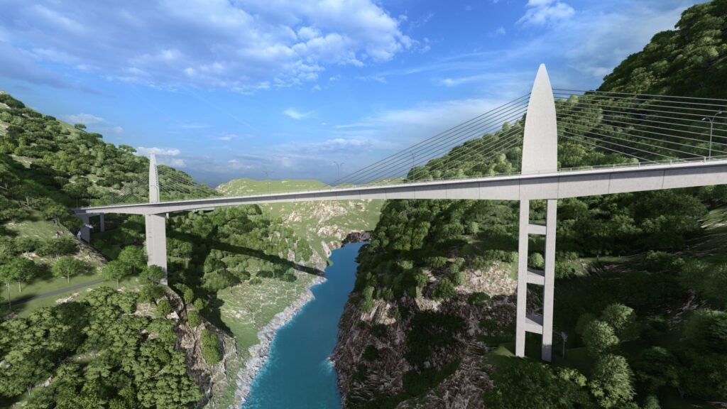 斥資12.6億跨清水溪大橋動土　張麗善：助推草嶺觀光風華再現