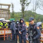 竹聯幫主黃少岑告別式　400警力重兵部署　查獲3通緝犯