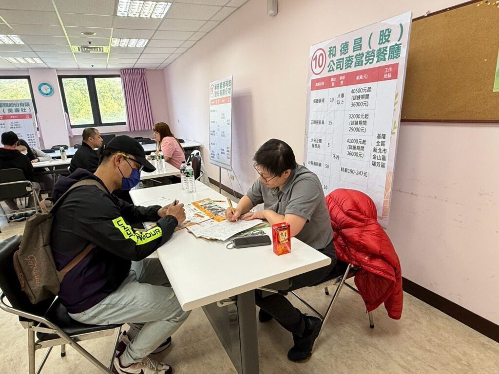 基隆市府攜手勞動部舉辦社區聯合徵才活動 提供319個就業機會