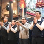 觀世音菩薩誕辰 侯友宜赴板橋接雲寺與接源堂參拜 為市民祈福