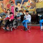 八里教養院「生命之美」列車到新莊國小　腦麻院生「舞」力全開　感動師生