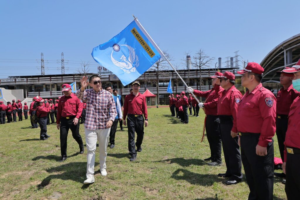 基隆市消防局舉辦義消校閱　成果驗收展現訓練實力