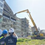 維護公安！清水老舊大樓5、6樓塌陷物清除　中市都發局今起連三天作業