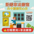 鐵腕強制執行日租套房斷水斷電處分 中市府:出遊慎選合法旅宿