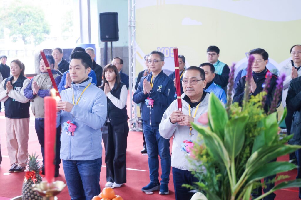 捷運南環段(新店政大段)今開工動土 侯友宜、蔣萬安共同祈求工程順利- 完善雙北共同生活圈