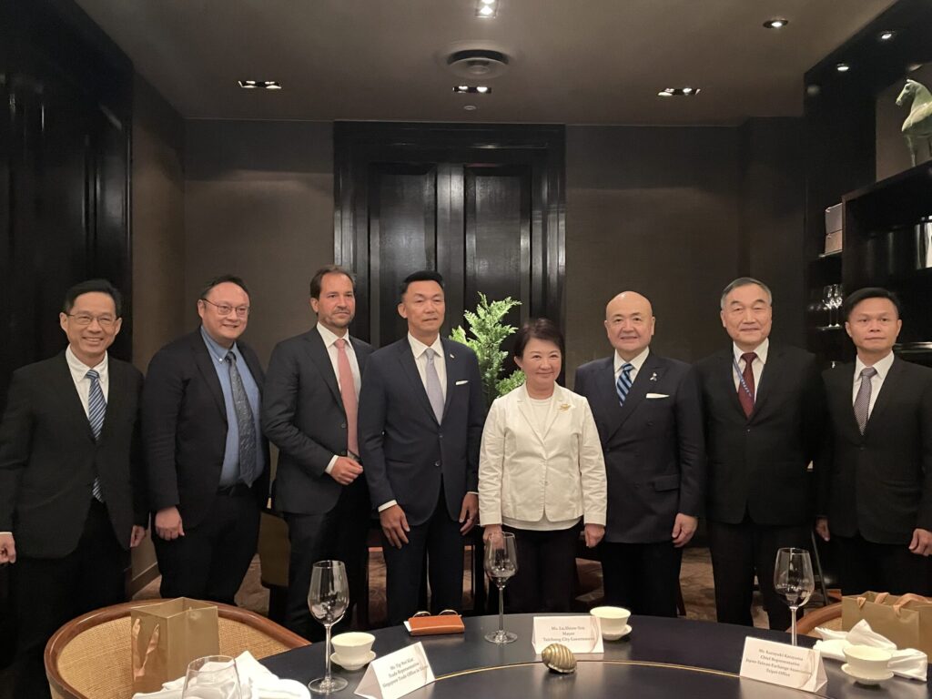 盧市長與比利時、日本、新加坡3國駐台代表會面 感謝擔任購物節代言人、提議加強台比日星經貿往來