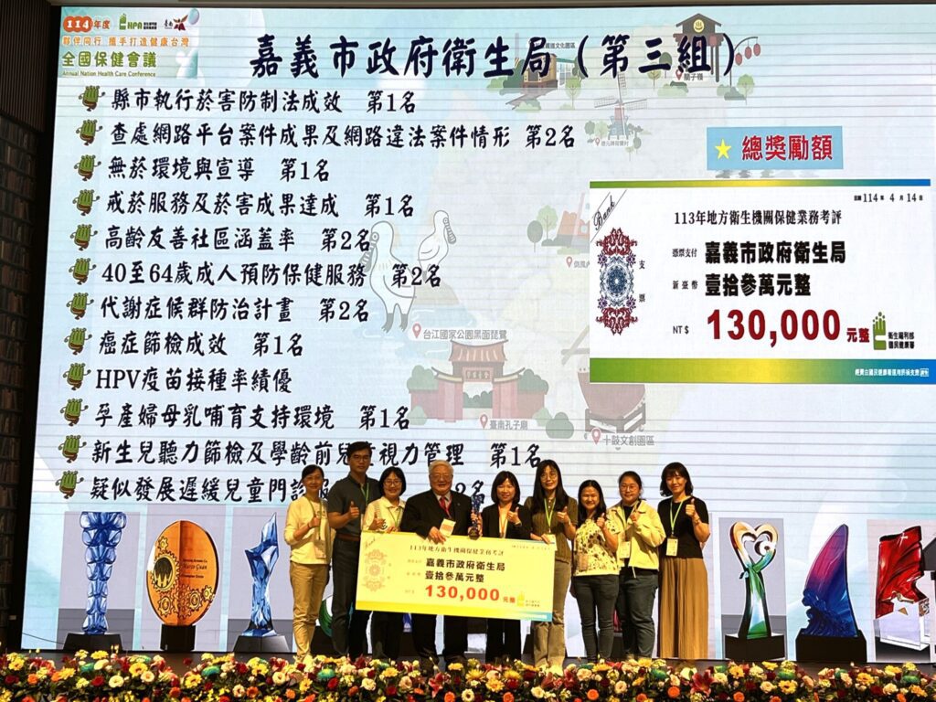 嘉義市全國保健會議大放異彩　榮獲14獎、6項第一