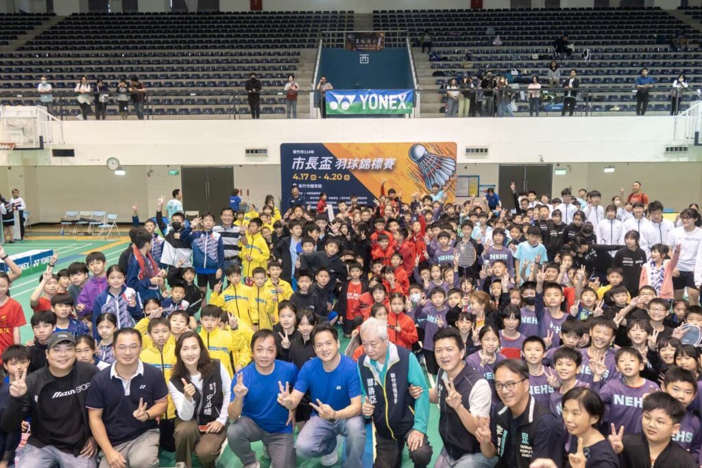 114年新竹市長盃羽球賽逾1,600名好手齊聚邱臣遠代理市長勉享受運動
