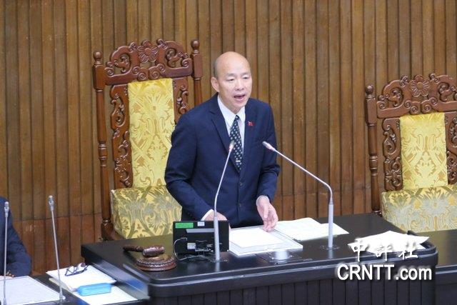 藍地方黨部遭大搜查 韓國瑜:這是黑暗的時代 全民期待司法堅守民主法治最後一道防線