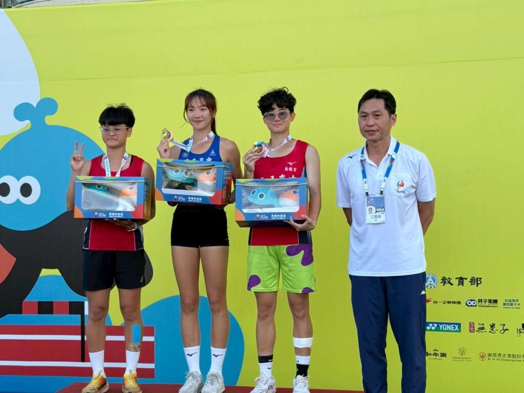 全中運雲林競艷精彩無限　高女撐竿跳高金銀銅全包