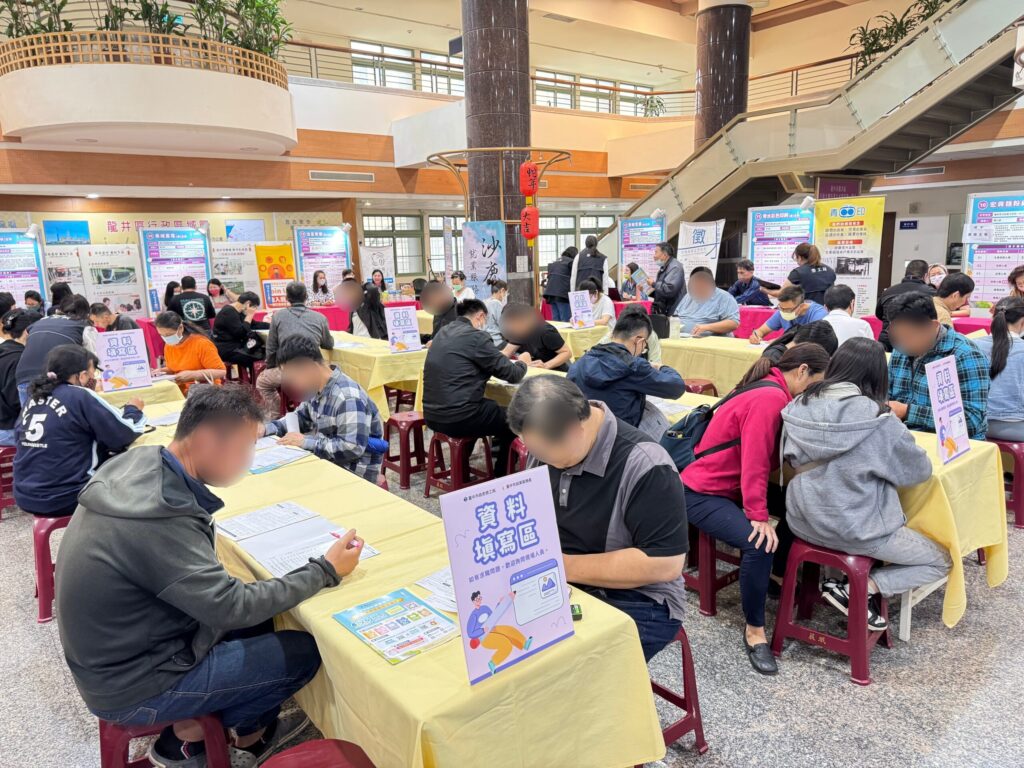 中市勞工局辦理海線徵才熱絡! 初步媒合率逾六成