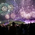 新北市美術館開館活動登場　侯友宜與民眾共賞300秒煙火秀