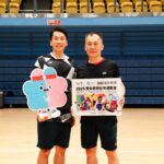 這次換爸爸拚搏！李洋陪練陪戰世壯運羽球賽