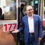 177瑞芳觀光公車今啟航 -侯友宜歡迎世壯運好手與民眾共探青春山海線