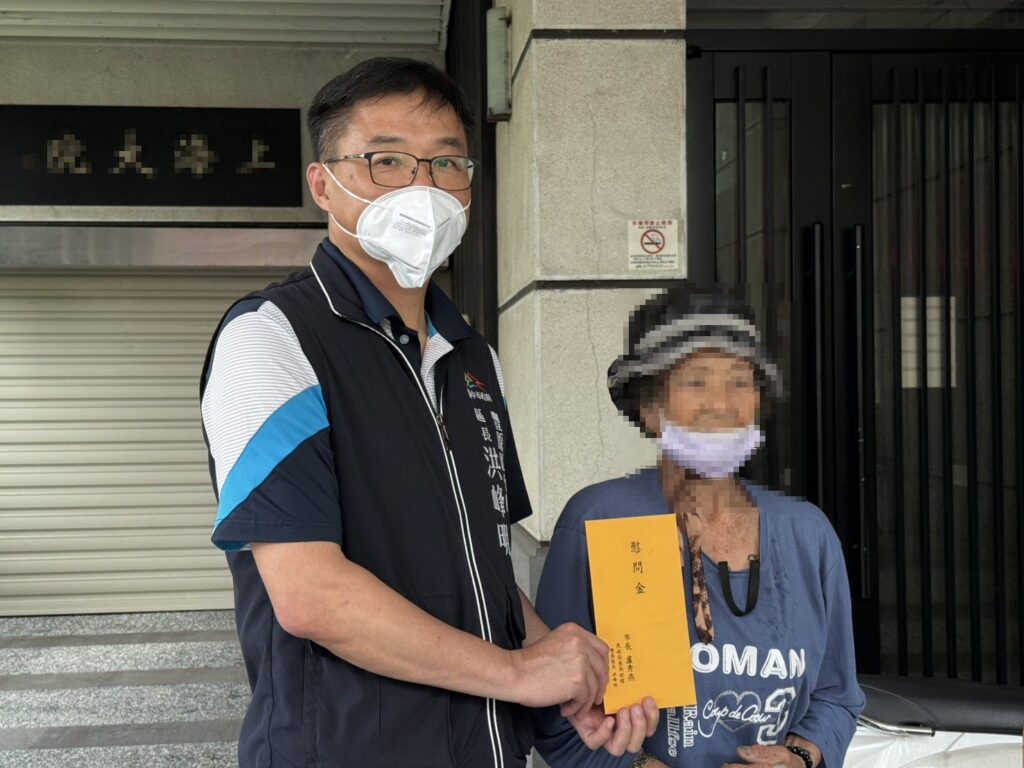 澎湖8旬母跨海來台照顧重病兒 中市府啟動關懷機制表達慰問