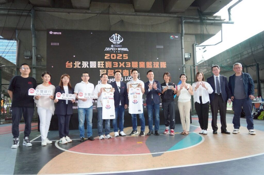 蔣萬安力挺旺寶3×3籃球隊　盼征戰國際、邁向洛杉磯奧運