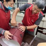 廢沙發皮變可愛小椅　中市西屯區清潔隊打造「回收系」環保文創