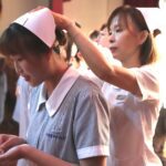 中華醫大護理系加冠典禮181位護理新生軍宣誓當南丁格爾傳人