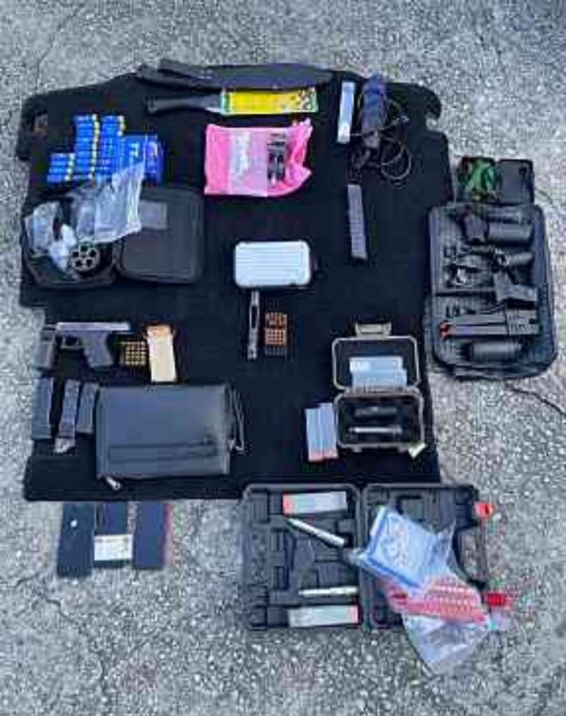 高市刑大突襲圍捕改槍犯 起獲震撼彈行動軍火庫