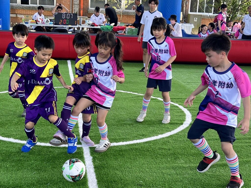 基隆小小球員熱力開踢 迷你足球賽熱血登場