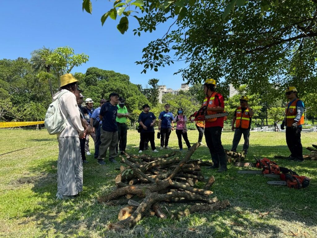 北市公園處開辦鏈鋸訓練 培訓防汛救災尖兵
