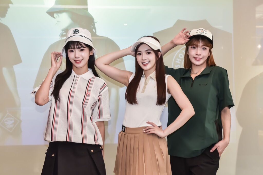 on-the-green富錦街旗艦店開幕-韓系高爾夫時尚登台「電豹女」化身一日店長引爆話題