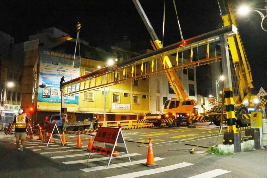 北興陸橋配合鐵高施工5/28及6/2至6/4夜間(21時至翌日6時)　全線封閉