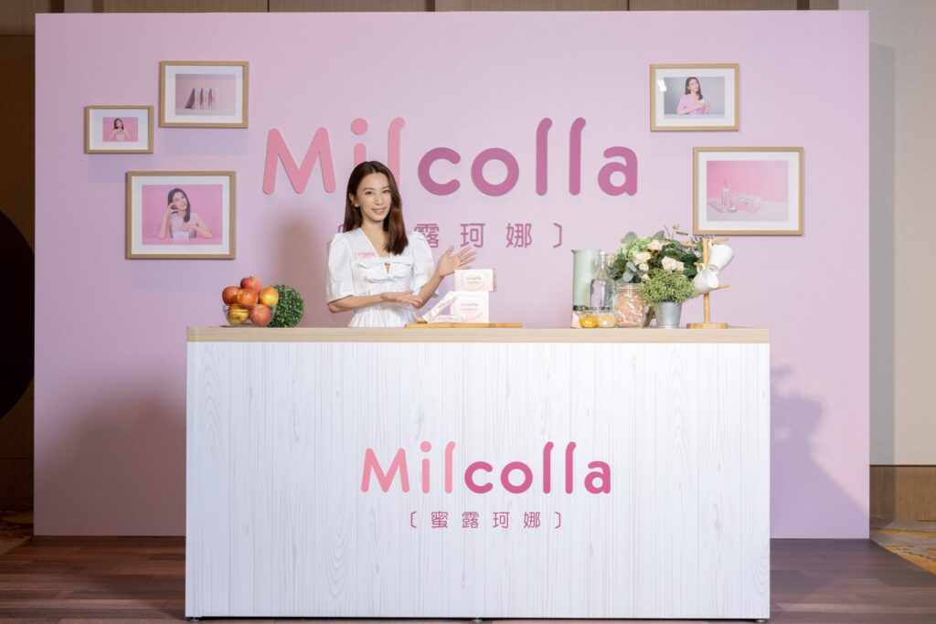 田馥甄分享美妍秘密-示範「光采透潤膠原餐」