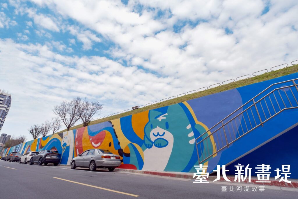 福順河濱堤防變身萌寵樂園 成最潮拍照新地標