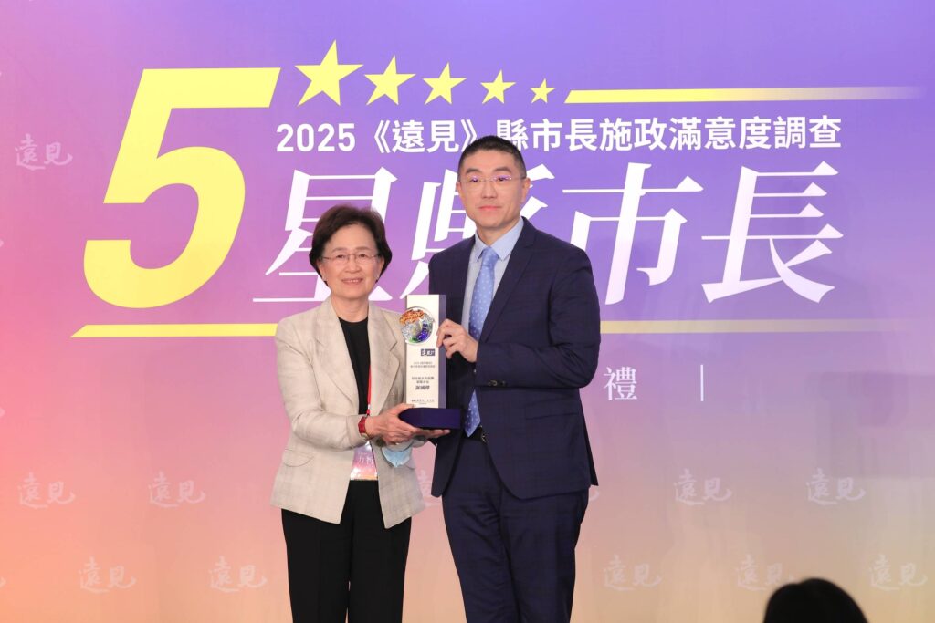 謝國樑施政滿意度大躍進 勇奪年度最佳進步獎