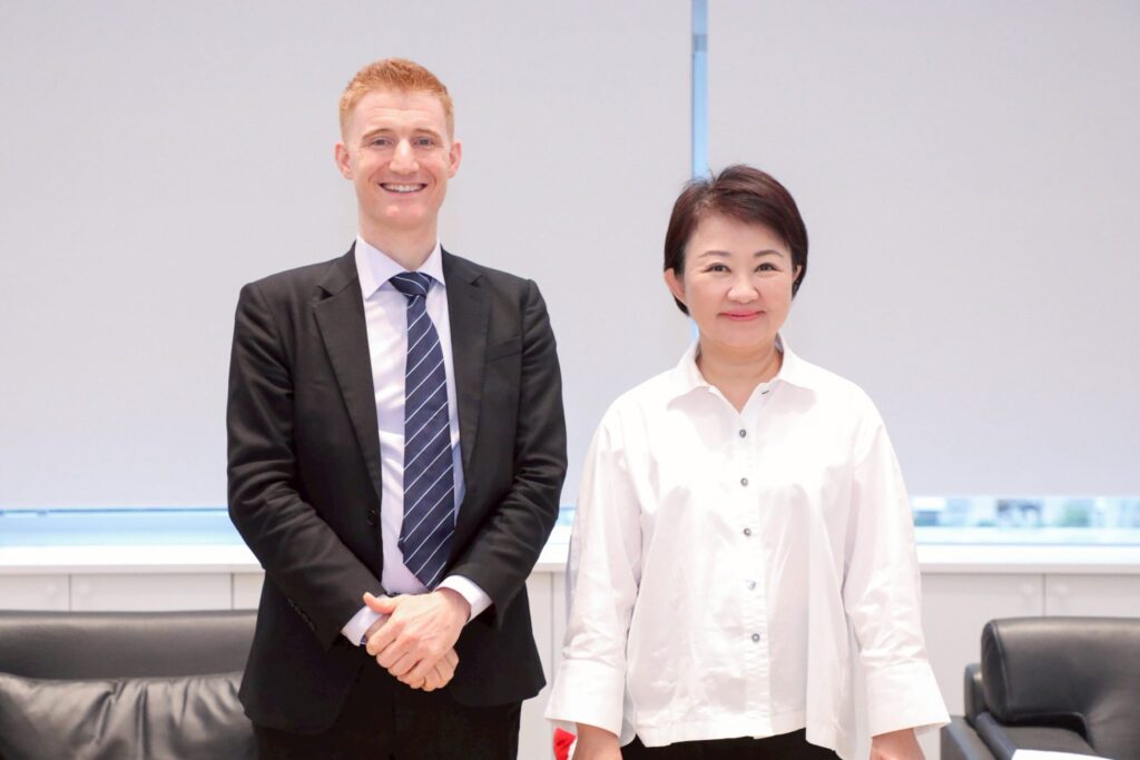 美國華府智庫傳統基金會研究員孔明尚拜會　盧市長盼深化合作交流