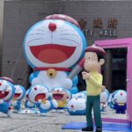 全家一起穿任意門！哆啦a夢快閃活動萌翻北市府廣場