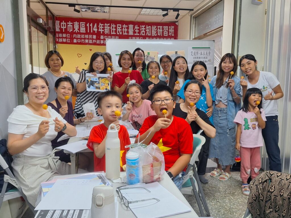 夜市美食變教材　中市東區戶所新住民研習班超接地氣-多元課程助融入在地生活