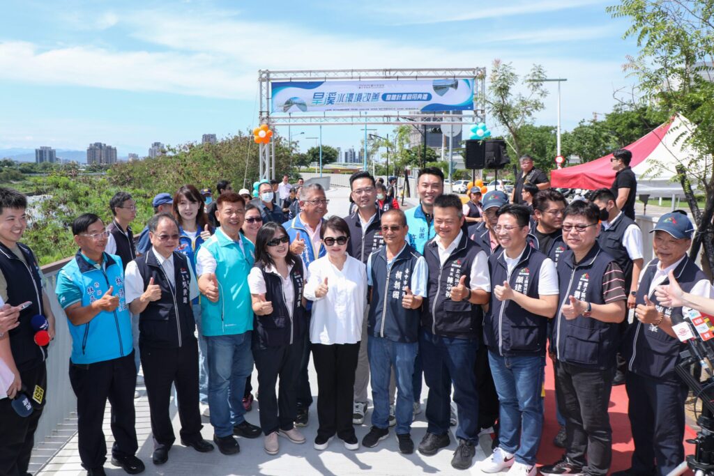 邁向「百條自行車道」里程碑！　旱溪水環境改善計畫啟用-盧市長讚：打造人車分道安全新環境