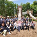 夏日避暑新去處！　建設局長視察后里森林公園「搖籃遊戲場」遮陽設施